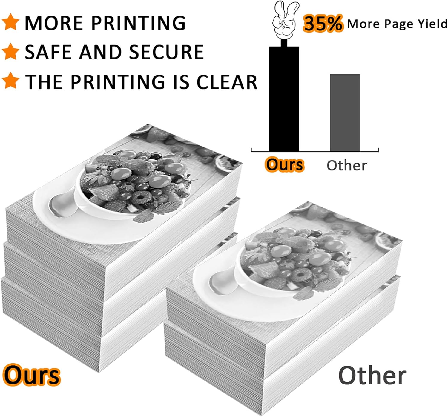 2 Pack Black Toner Cartridge for HP P2055 Printer W695349