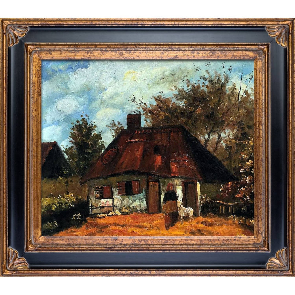 Framed Oil Painting on Canvas P5859
