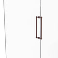 18 in. Antique Copper Shower Door Pull N92433