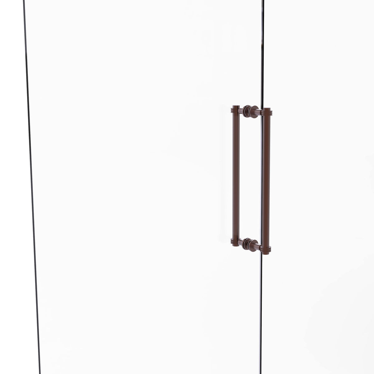 18 in. Antique Copper Shower Door Pull N92433