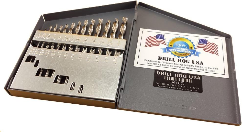 13 Pc Left Hand Drill Bit Set Y712073