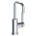 Square Bathroom Sink Faucet in Aged Brass R4315
