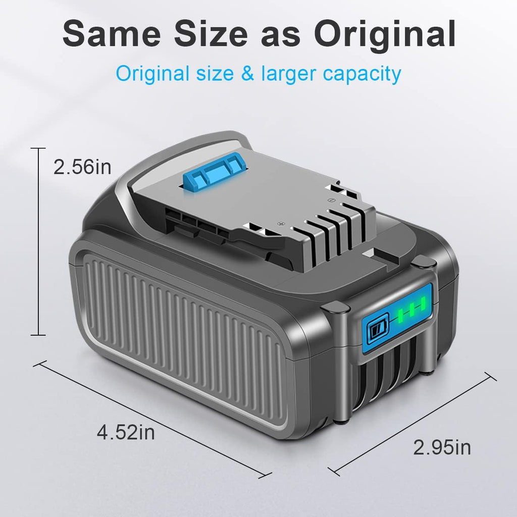 10 Packs 20V 6.0Ah Battery with LED Indicator C967669