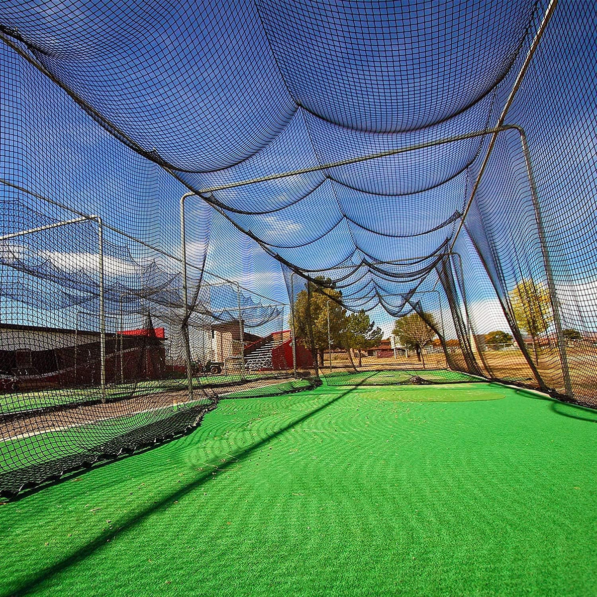 Polyethylene Twisted Knotted Baseball Batting Cage Netting U249301
