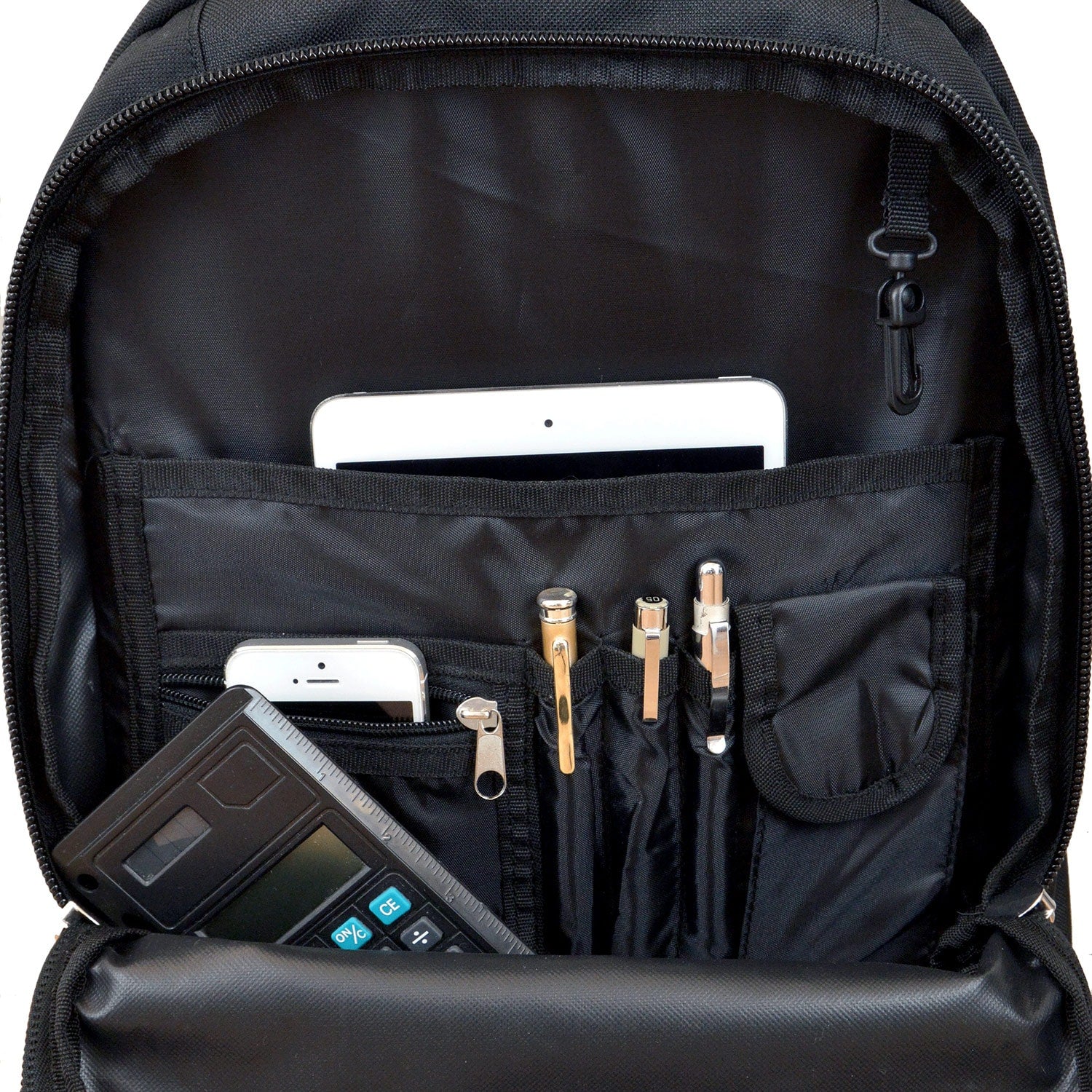 Black Premium Wheeled Backpack Y907