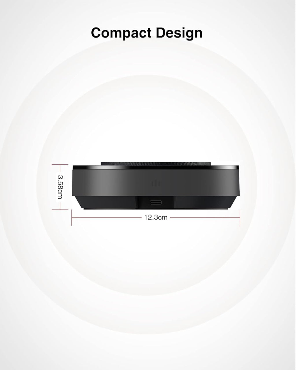 USB/Bluetooth Speakerphone with 4 AI Mics Beamforming C913