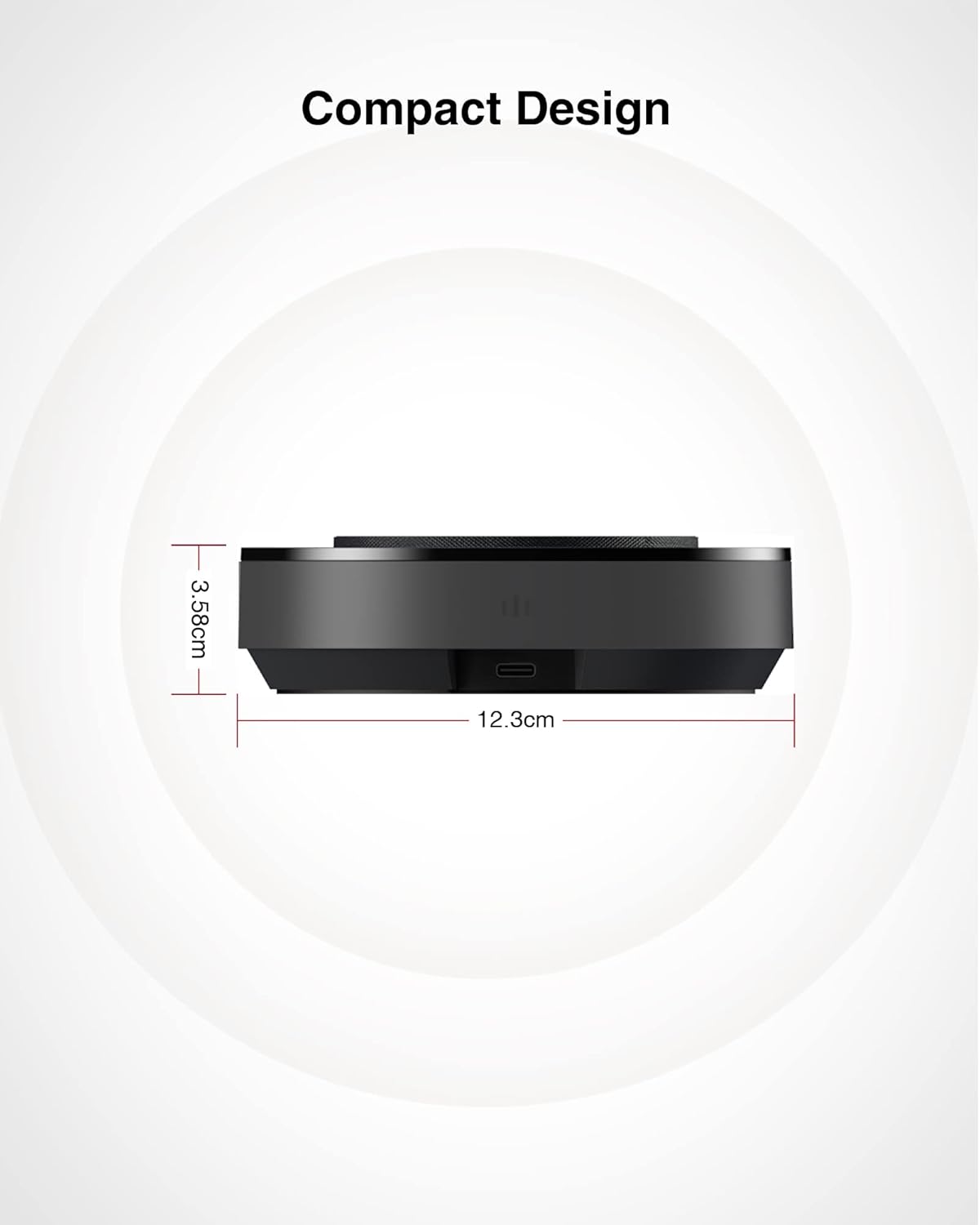 USB/Bluetooth Speakerphone with 4 AI Mics Beamforming C913