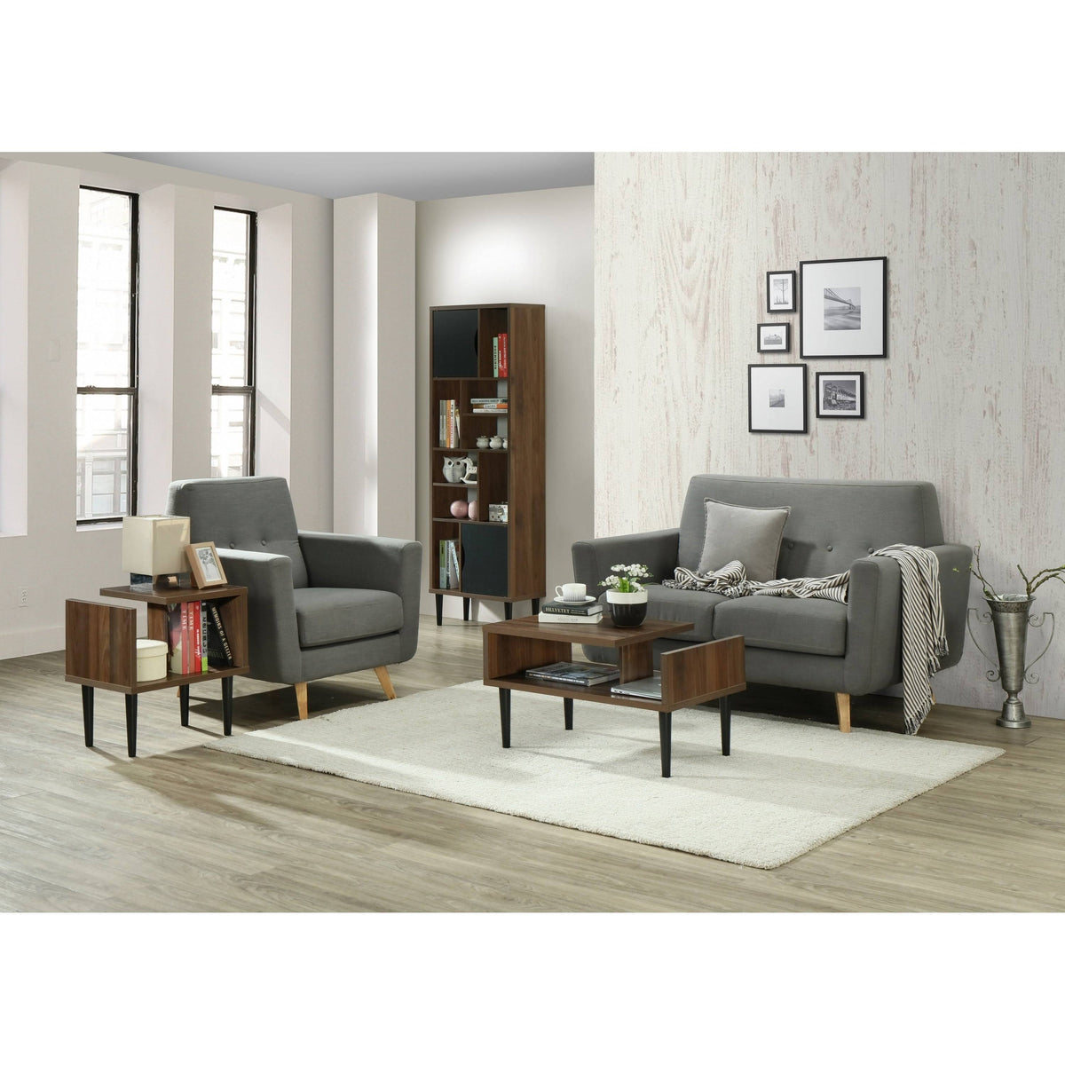 Mid-Century Modern Laminate End Table U156