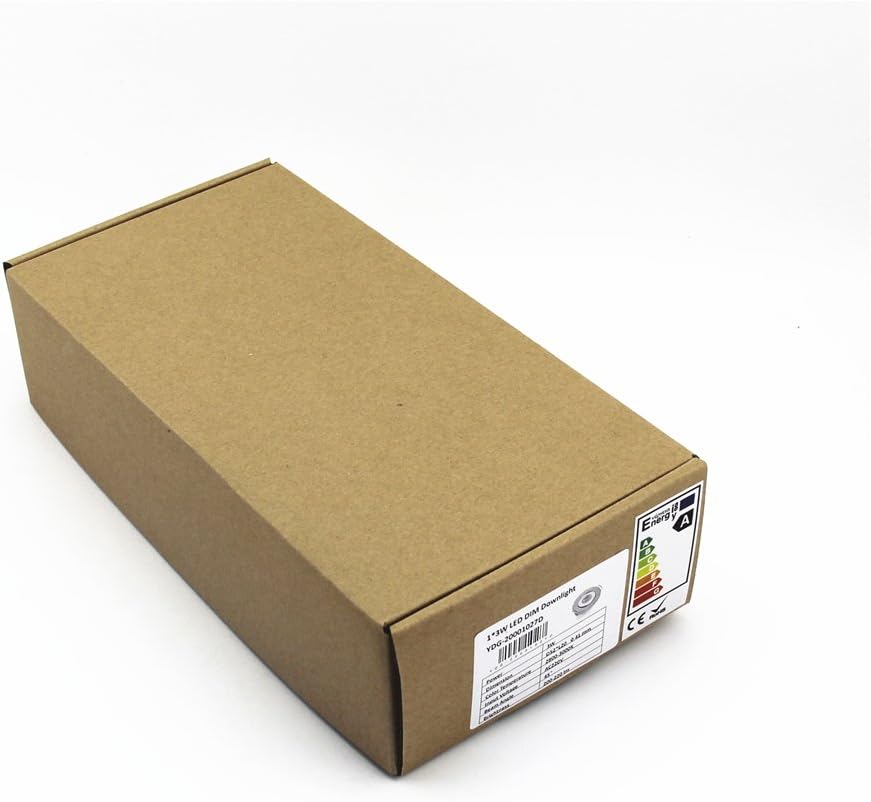 Pack of 10 Mini 3W LED Recessed Ceiling Light O60215