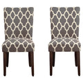 Gray Wood Dining Chair Set of 2 E4366