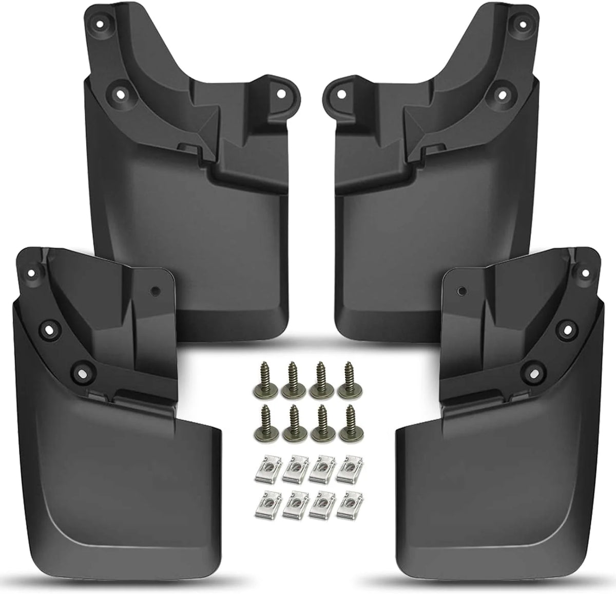 4-PC Molded Mud Flaps Splash Guards for Toyota Tacoma D327