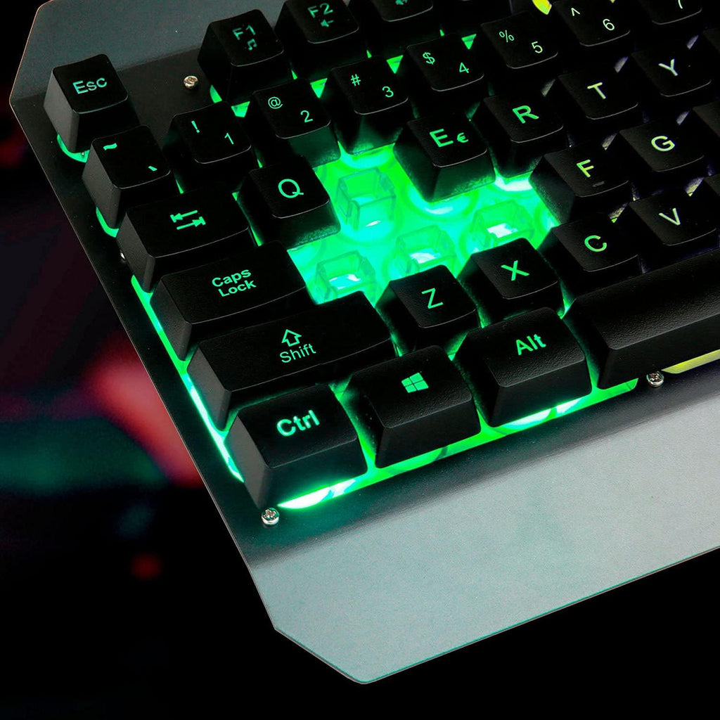 Wireless Keyboard and Mouse Set with Backlit Gaming Keyboard N919243