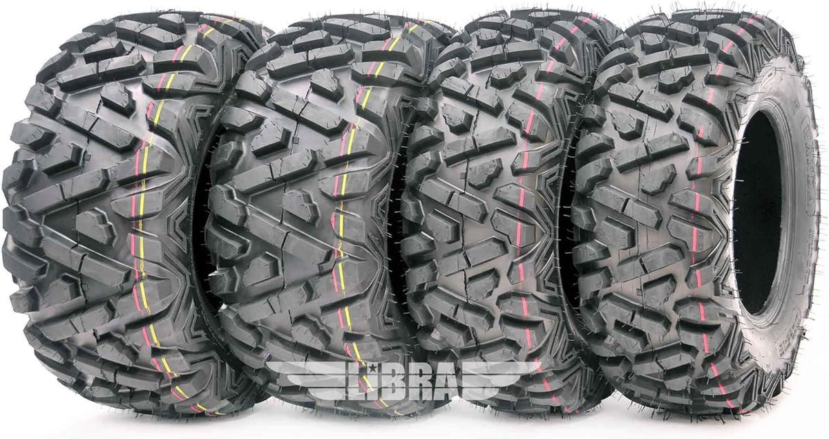 Set 4 ATV Tires 24x8-12 & 25x11-10 6PR N957945