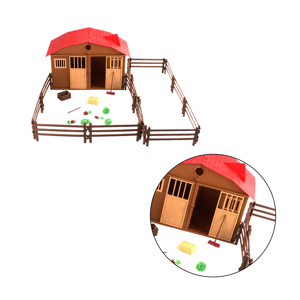 Simulation Farm Playset Sand Table Scene Model Toy B989
