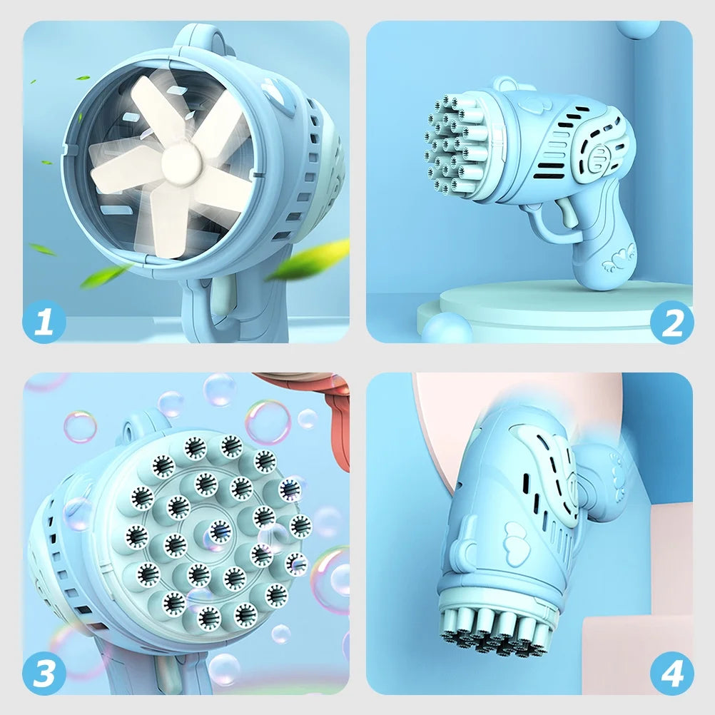 23 Hole Bubble Machine Kid Bubble Blower Toy K150911