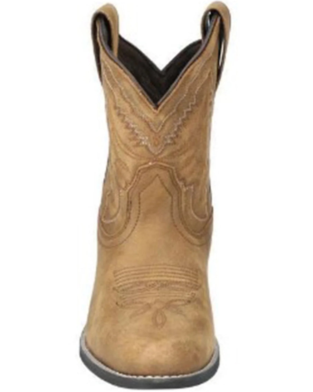 Brown Distressed Western Boot D6821