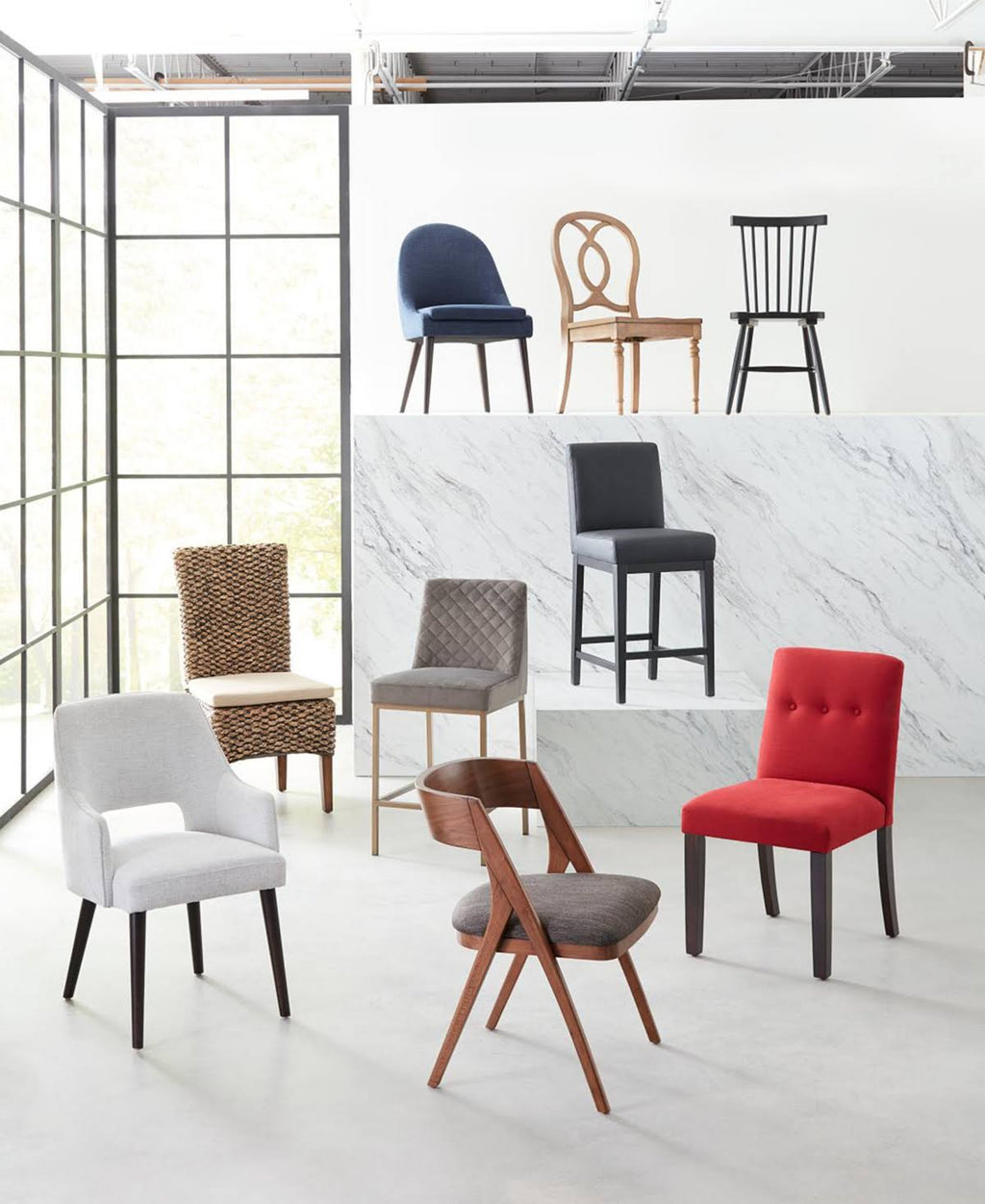 Linen Antique Red Dining Chair X8313