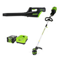 80V Cordless String Trimmer and Blower Combo V10066