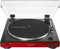 Red/Black Bluetooth Belt-Drive Stereo Turntable W38813
