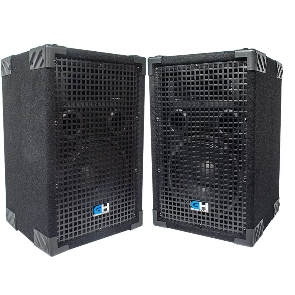 Pair of Passive 8 Inch 2-Way 500 Watt Loudspeaker Cabinets G16529