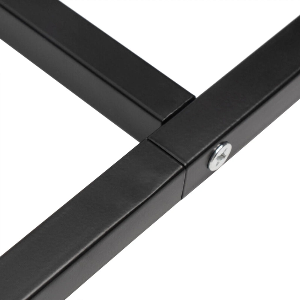 Black Iron Wall Mount CD DVD Media Rack Storage Shelf D2180