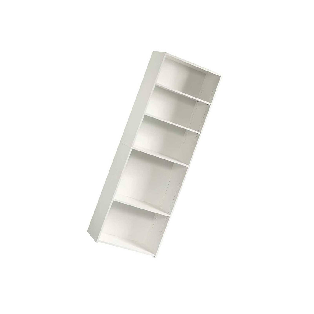 5-Shelf Bookcase, Soft White Finish M589