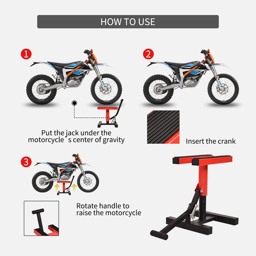 Adjustable Dirt Bike Stand Pack of 2 V262004