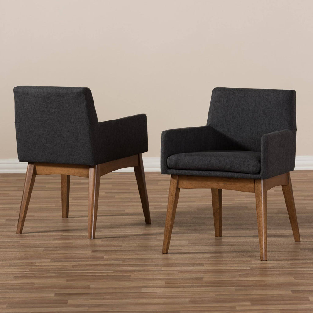 Grey/Beige Dining Armchair, Set of 2 O4949