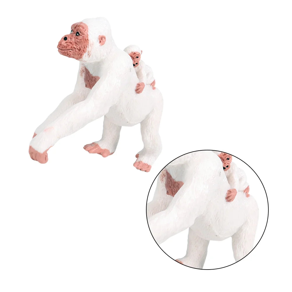 Fake Monkey Toy Educational Model Plaything Ornaments for Kid P2025