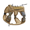 Army Yellow No Pull Dog Harness with Handle S1515